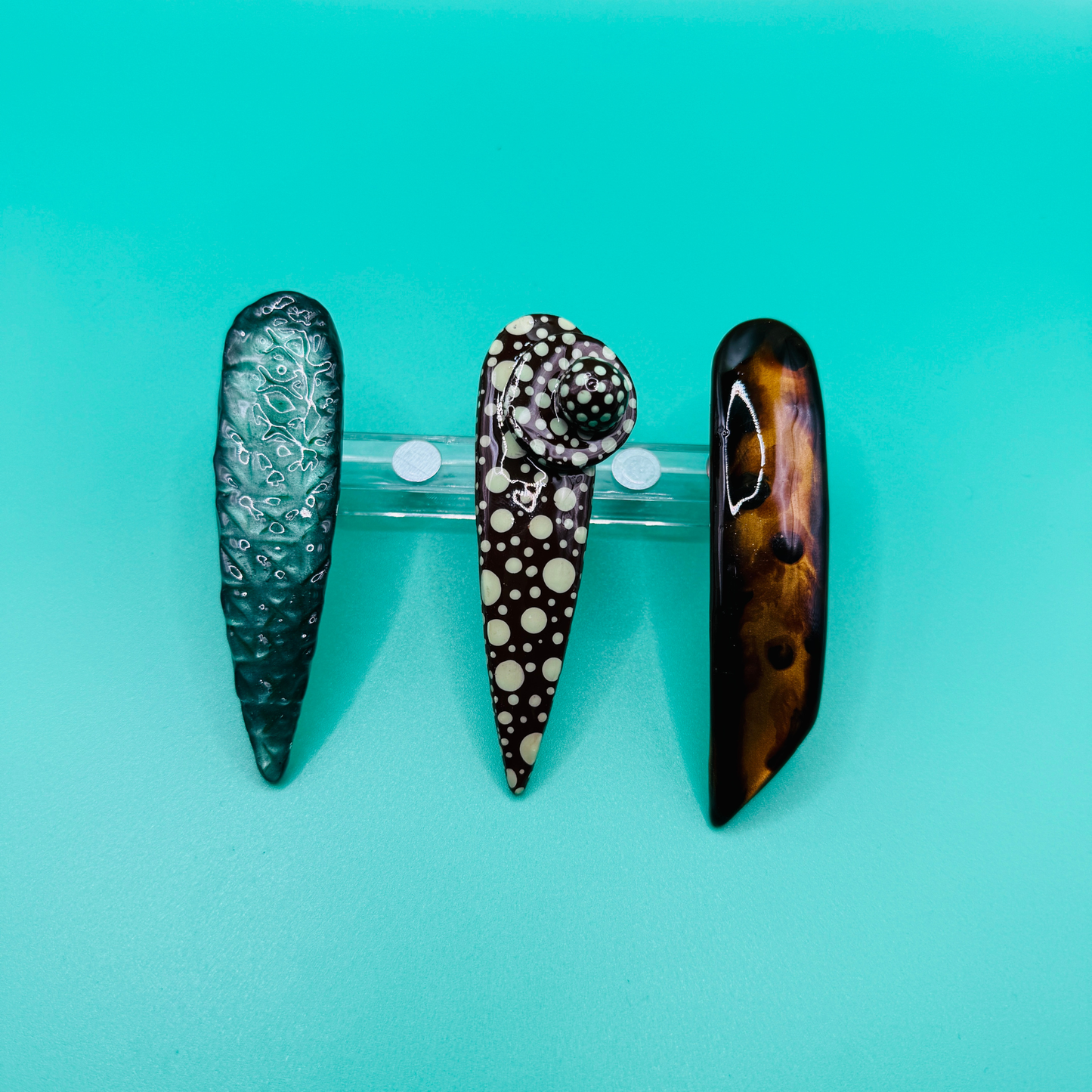 Stunners (Mint green, Chocolate brown, Tortoise print)