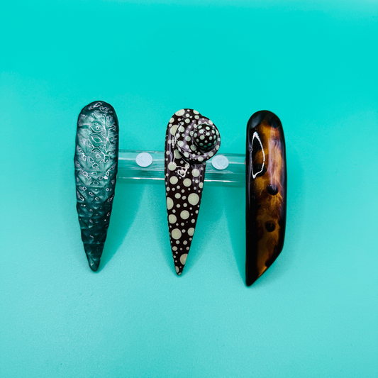 Stunners (Mint green, Chocolate brown, Tortoise print)