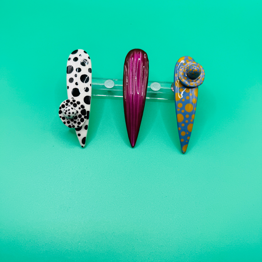 STUNNERS (Black and White, Jeweled Pink, Greyish Blue and Mustard)