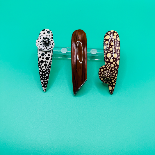 STUNNERS  ( Black and White, Brown and Chrome, Brown and Butter Yellow)