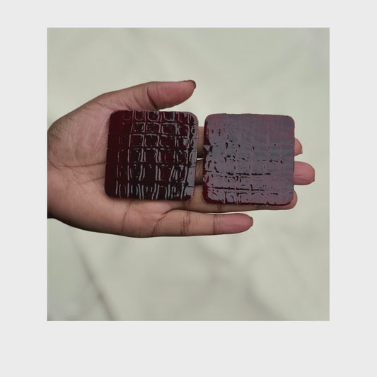 The Quad Crocodile in Deep Red